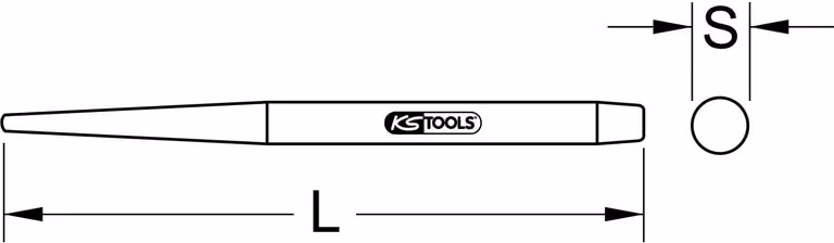 KS TOOLS Mandrino passante, 28 mm ( 129.2170 )