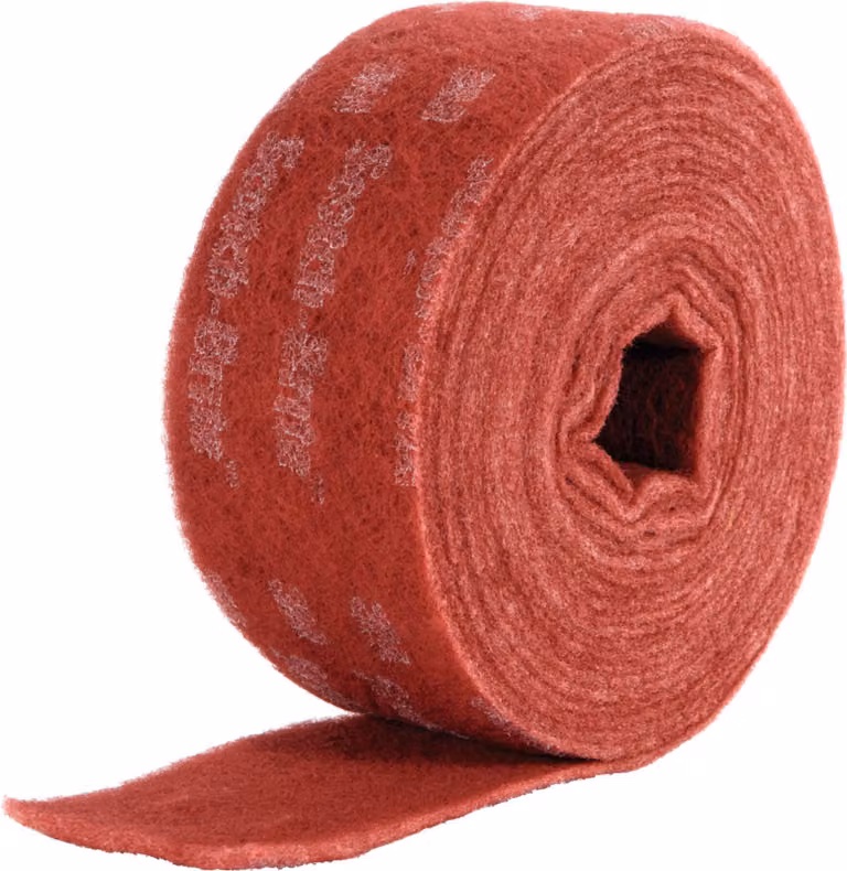 Rotolo di tela abrasiva 3M Scotch-Brite Durable Flex, 100 mm x 10 m, struttura in tessuto non tessuto: 1000