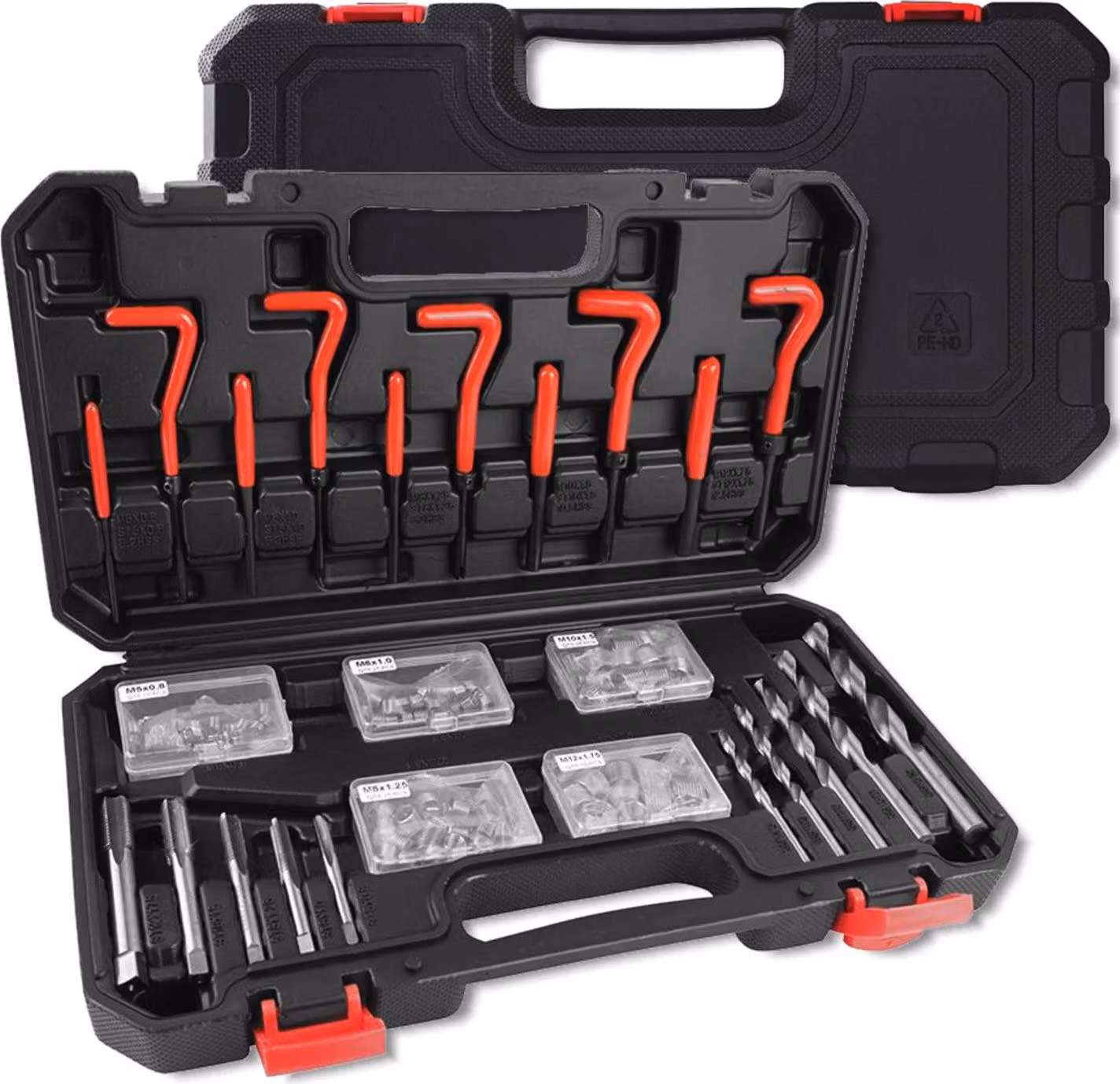 Set di riparazione filetti FORCEKRAFT, 131 pezzi