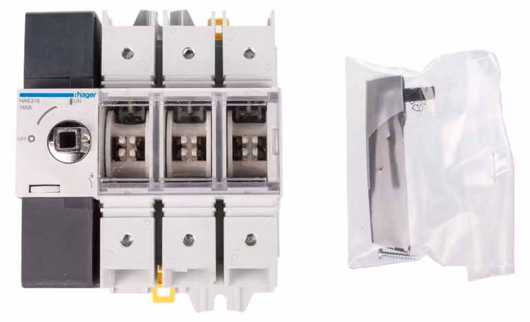 Sezionatore HAGER 3P 160A HAE316 isol. Sezionamento