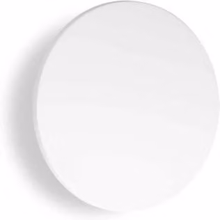 Lampada da parete Ideal-Lux Punto Ap D30 in metallo bianco con tecnologia LED e attacco E27