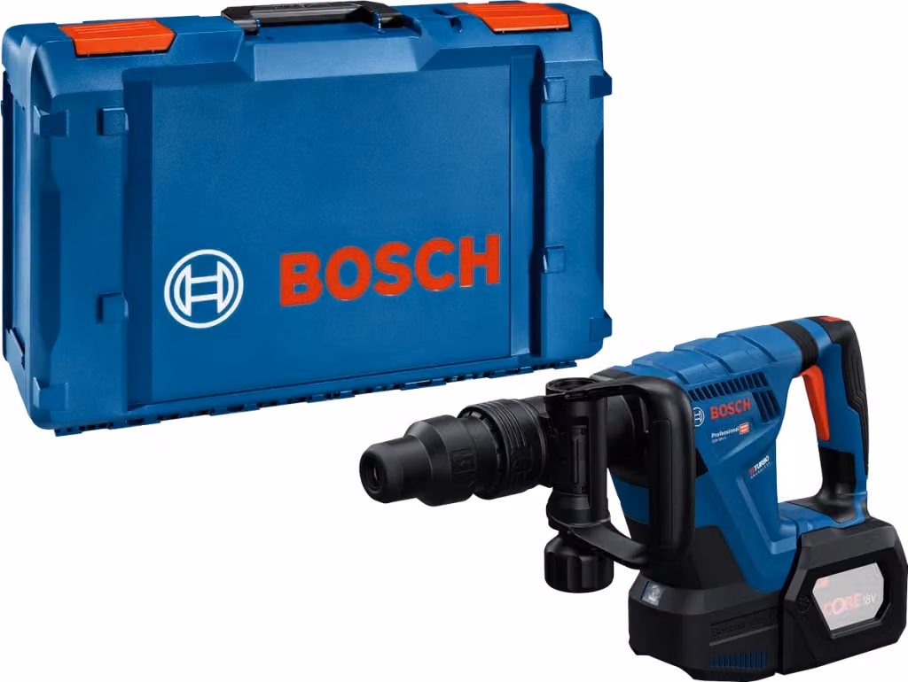Martello a batteria Bosch 18V Biturbo GSH 18V-5 SDS MAX 8,5 J solo corpo, blu e nero – 2