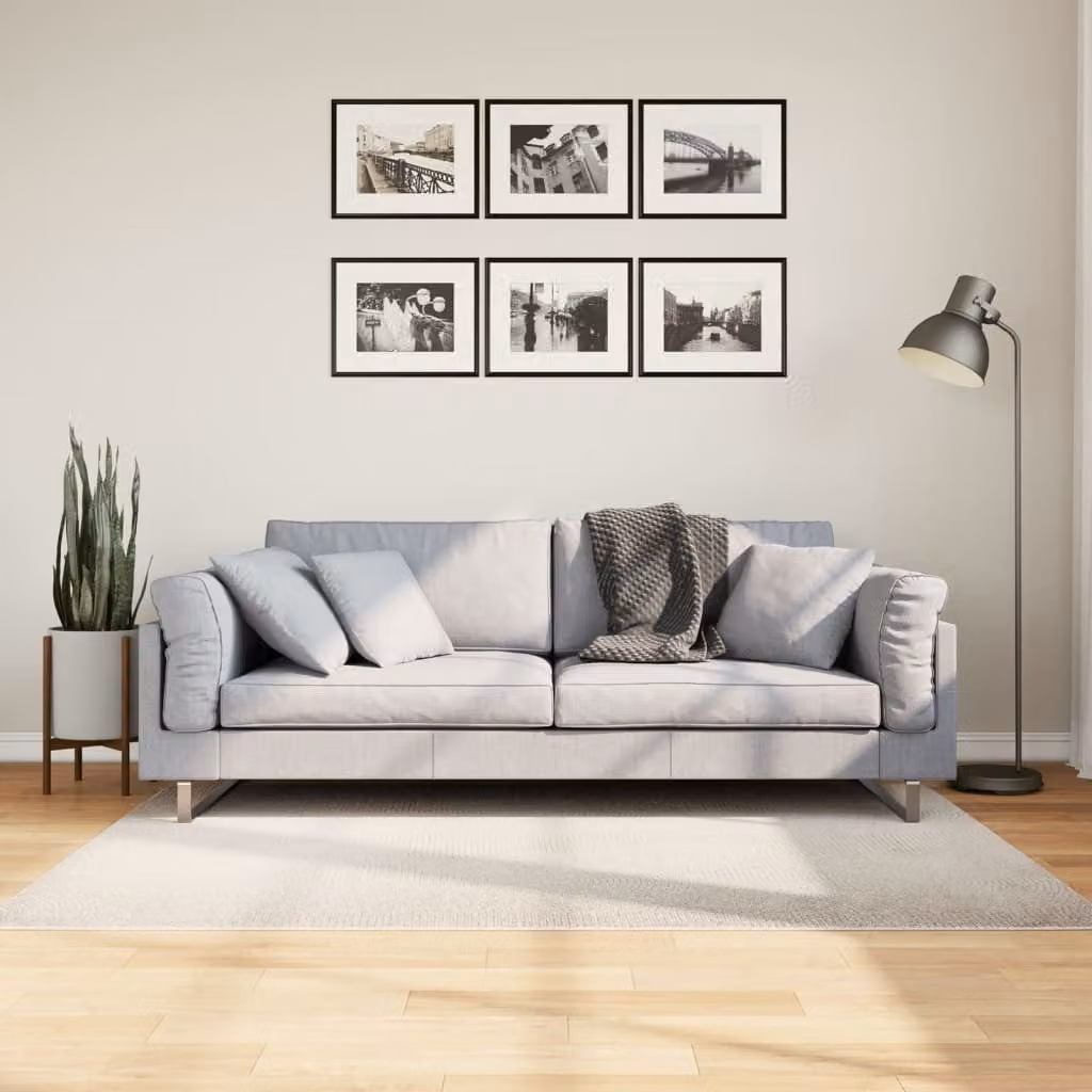 Tappeto a pelo corto vidaXL IZA in stile scandinavo beige L: 120 cm, P: 170 cm