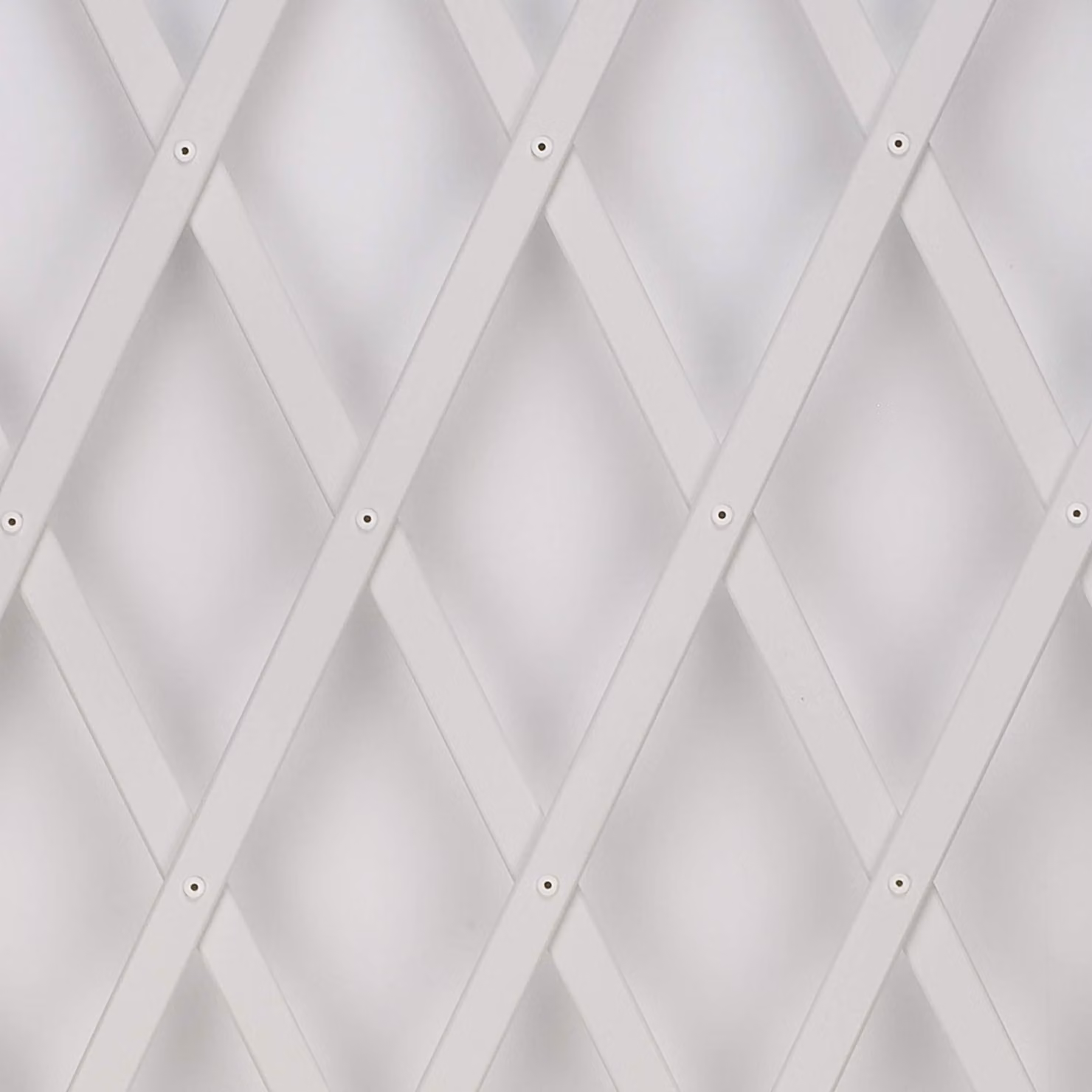 Solidchoice - Recinzione da giardino in PVC espandibile, ideale per piante rampicanti (bianco)
