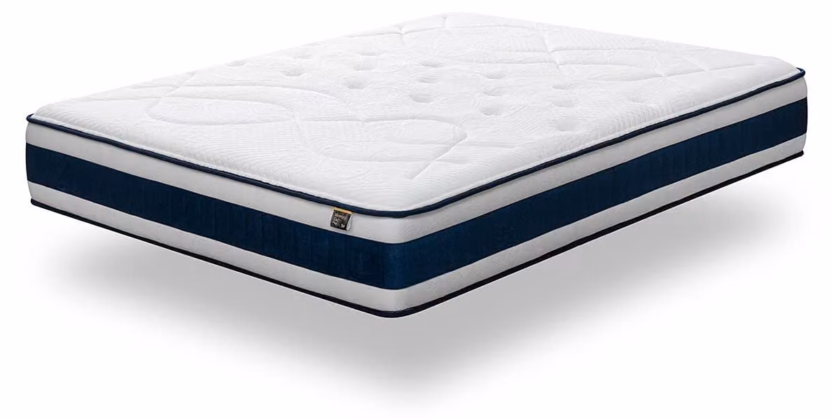 Materasso in memory foam Cell Plus, con tecnologia ViscoGel e titanio, dimensioni 90x190 cm, altezza 30 cm