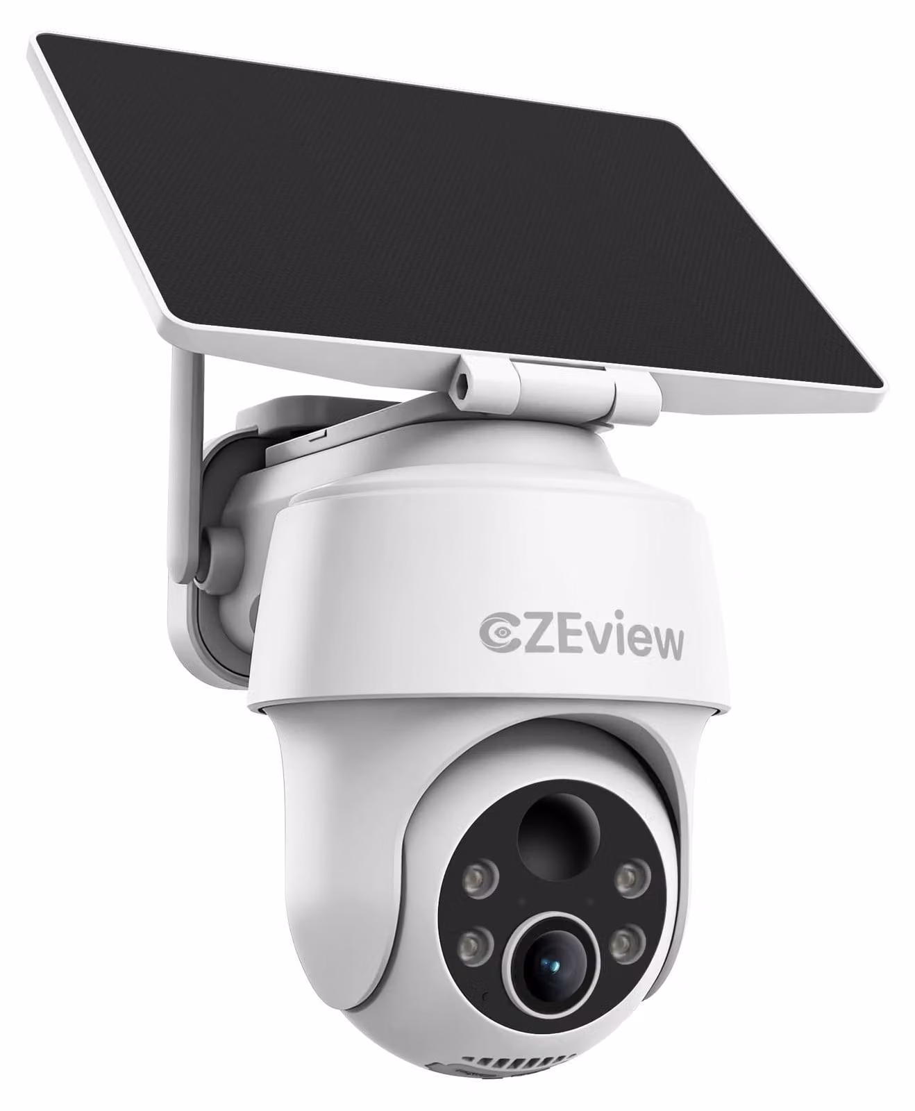 Telecamera di sicurezza 4K 8MP - Telecamera esterna a energia solare - Risoluzione 1920p - Wi-Fi wireless - Resistente agli agenti atmosferici (IP65) - Funzione PTZ (panoramica, inclinazione e zoom) - Visione notturna a colori