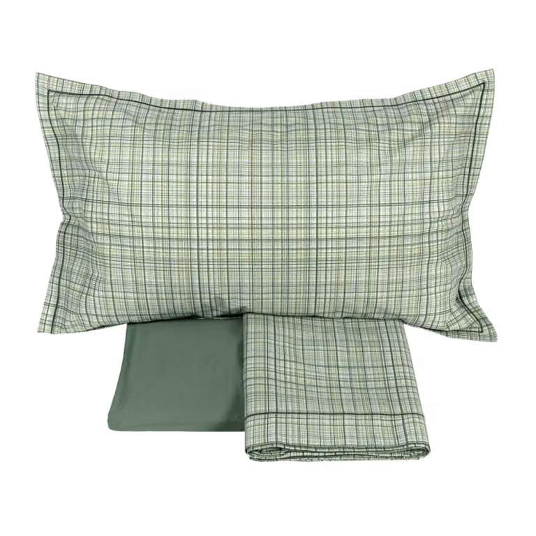 CRISS CROSS Completo lenzuola - Taglia: 2 piazze,Colore: CRISS CROSS - VERDE