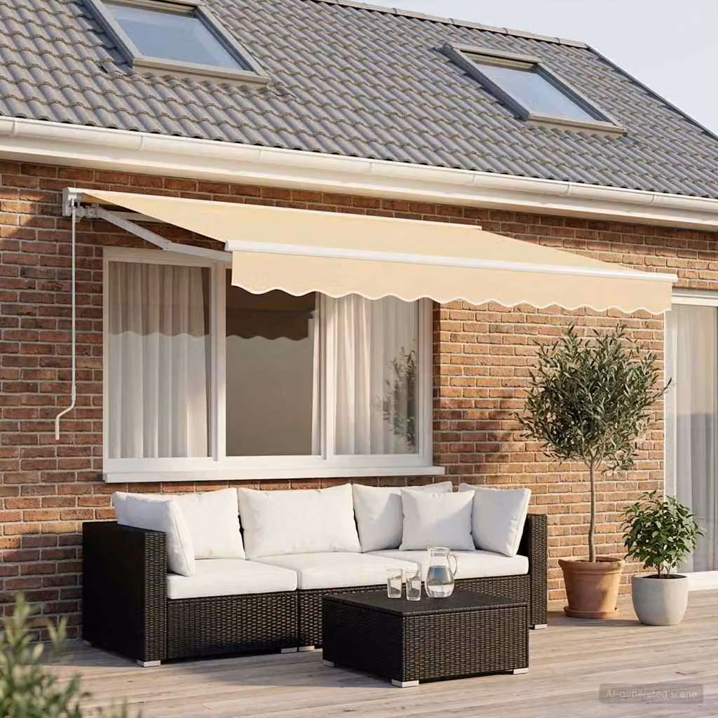 Tessuto di ricambio per tenda da sole vidaXL in poliestere, beige, L: 280 cm
