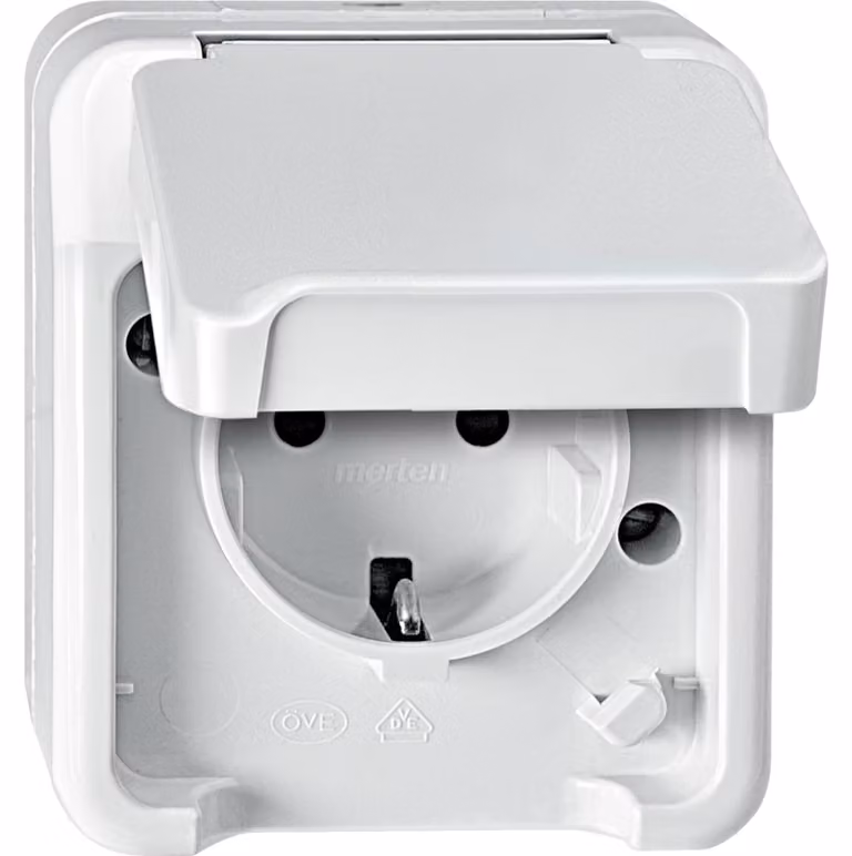 Presa SCHUKO MEG2400-8019 bianco polare (MEG2400-8019)