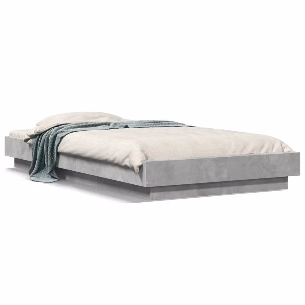 Giroletto vidaXL in legno multistrato grigio, L/P/H: 90 x 190 x 23 cm – 2