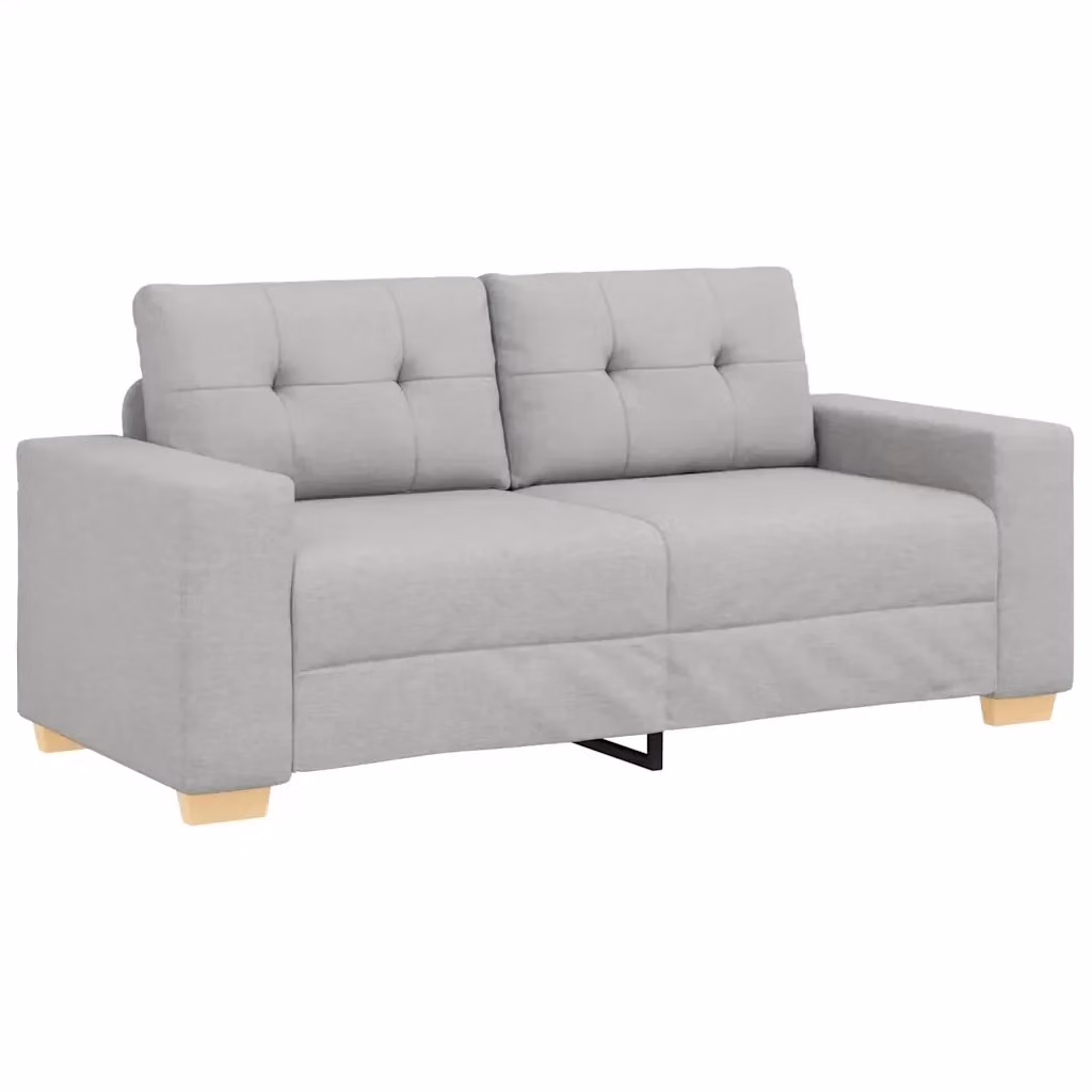 Divanetto moderno vidaXL in tessuto grigio L: 180 cm, P: 77 cm, H: 82 cm – 2