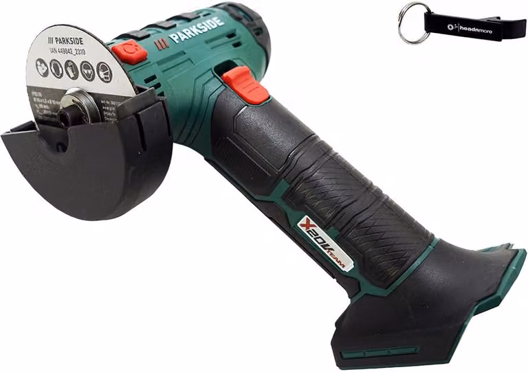 Smerigliatrice angolare a batteria PARKSIDE® 20 V / PWSAM 20-Li / senza batteria e caricabatteria
