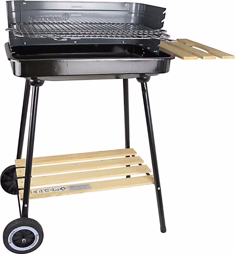 Master Grill rettangolare con ripiano laterale Mg905
