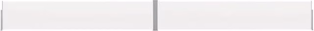 Tenda da sole laterale retrattile/schermo privacy per patio giardino terrazza balcone 140 x 1200 cm crema 02_0007234