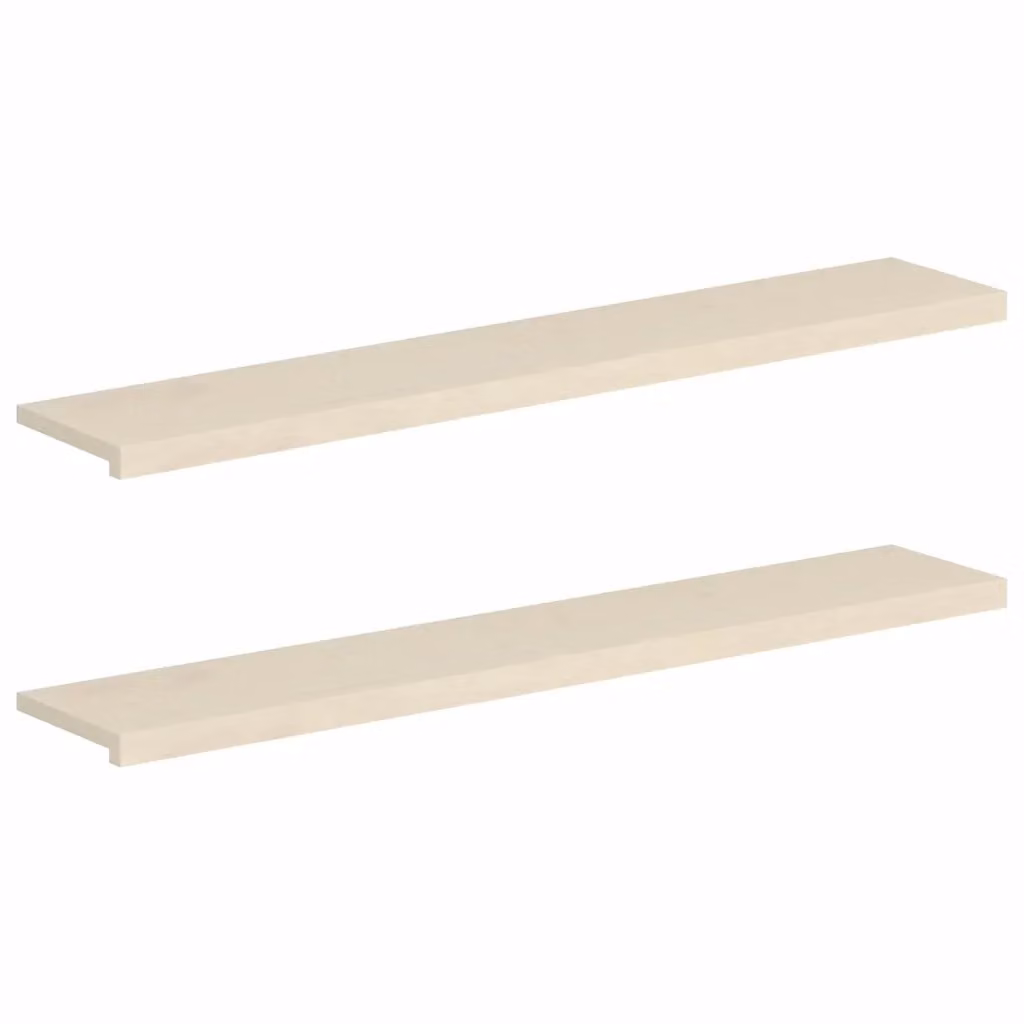 Set di 2 soglie per finestre in legno vidaXL Bianco L 160 x P 25 x H 2 cm – 2