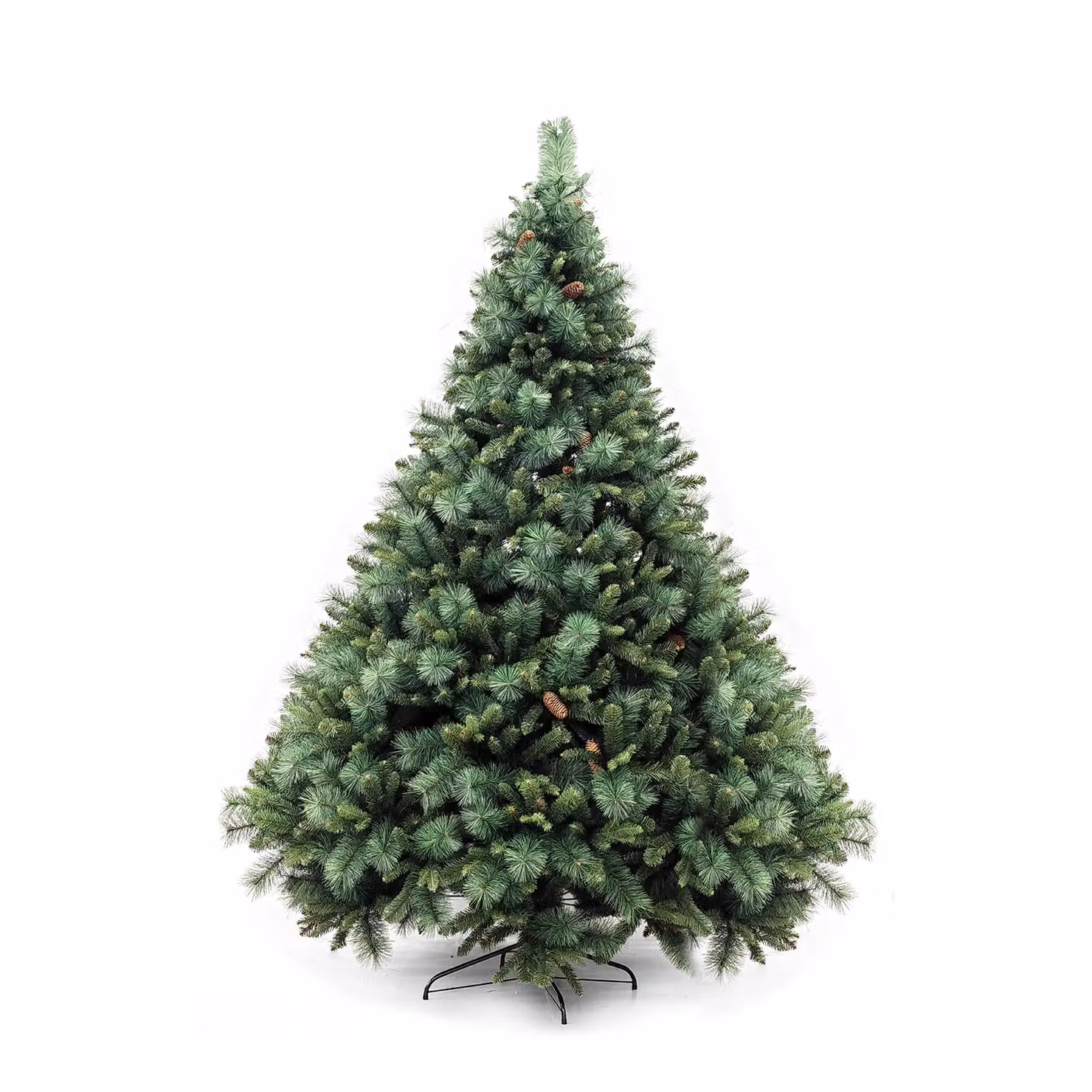 Albero di Natale Artificiale Broad Peak VESTIAMO CASA Verde, Altezza: 210 cm, Diametro alla base: 140 cm – 1