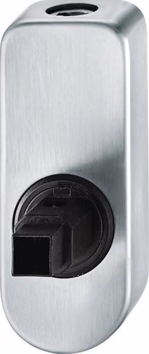 Adattatore per maniglia finestra 34 0000 17051 in alluminio 34 mm F1 / colore naturale con sistema di bloccaggio