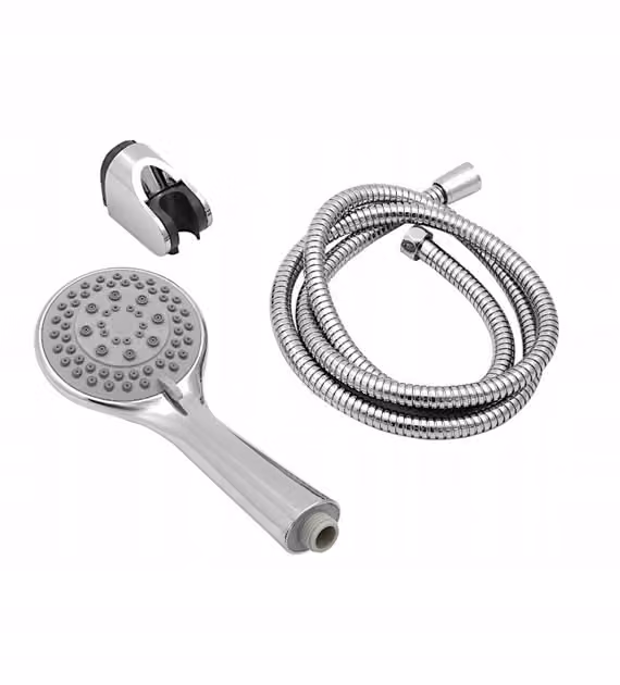 Set Doccia Doccia A Mano Manico Tubo Maniglia 5 Funzioni Cromo