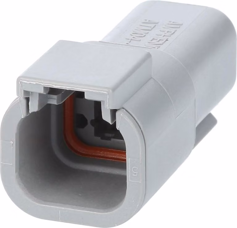 Amphenol AS-4SM 117 Connettore per cavo serie ATM Pin, 4 poli, connessione a crimpare Diametro isolamento 1,35 mm - 3,05 mm,