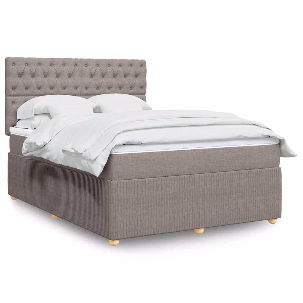 Letto Ibrido vidaXL con Materasso in Tessuto e Struttura in Legno, L/P/H: 140 x 190 x 150,5 cm