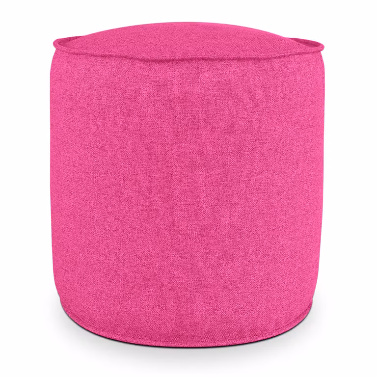 Pouf Rotondo da Interno & Esterno Piuma L Fuxia