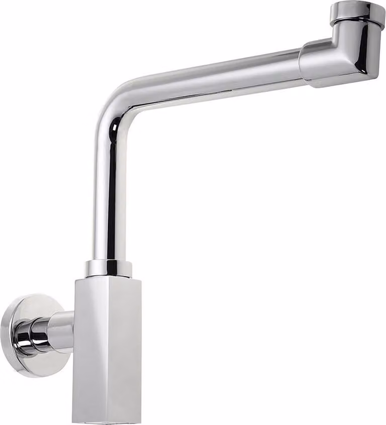 Sapho Omp Tea Quasar - Sifone salvaspazio per lavabo 1 1/4, cromo 811.215.5.K