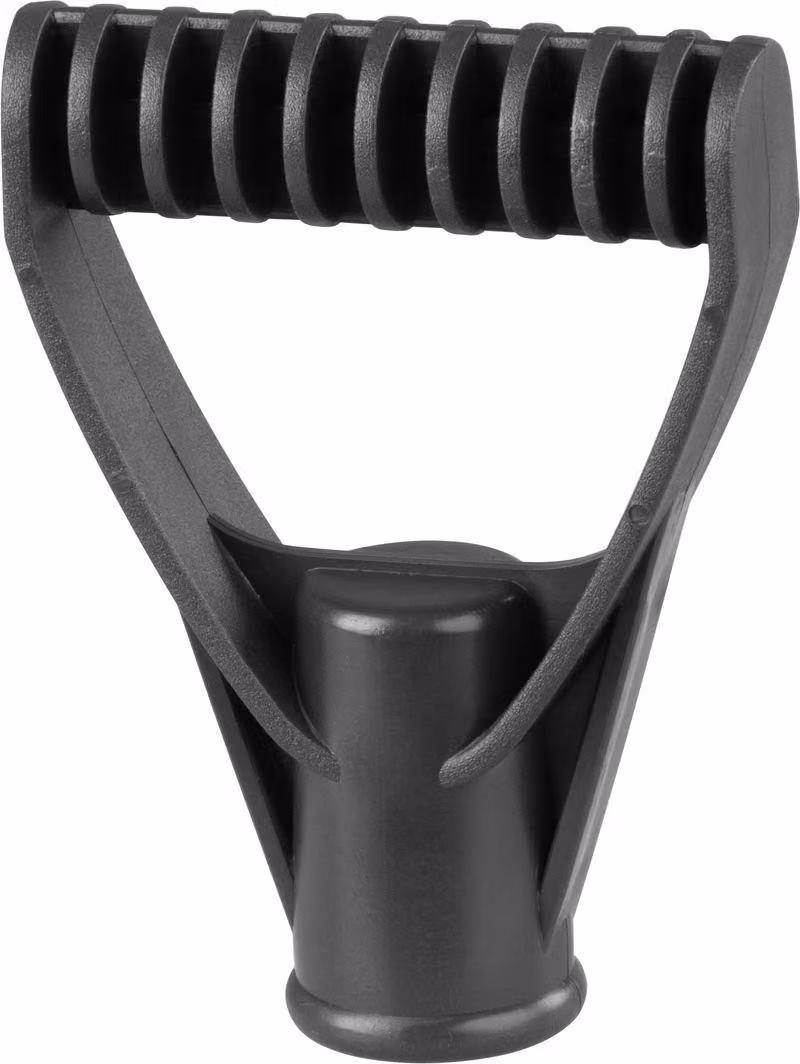 Manico PVC Grip, per pala/spalaneve, 30 mm, in plastica, nero