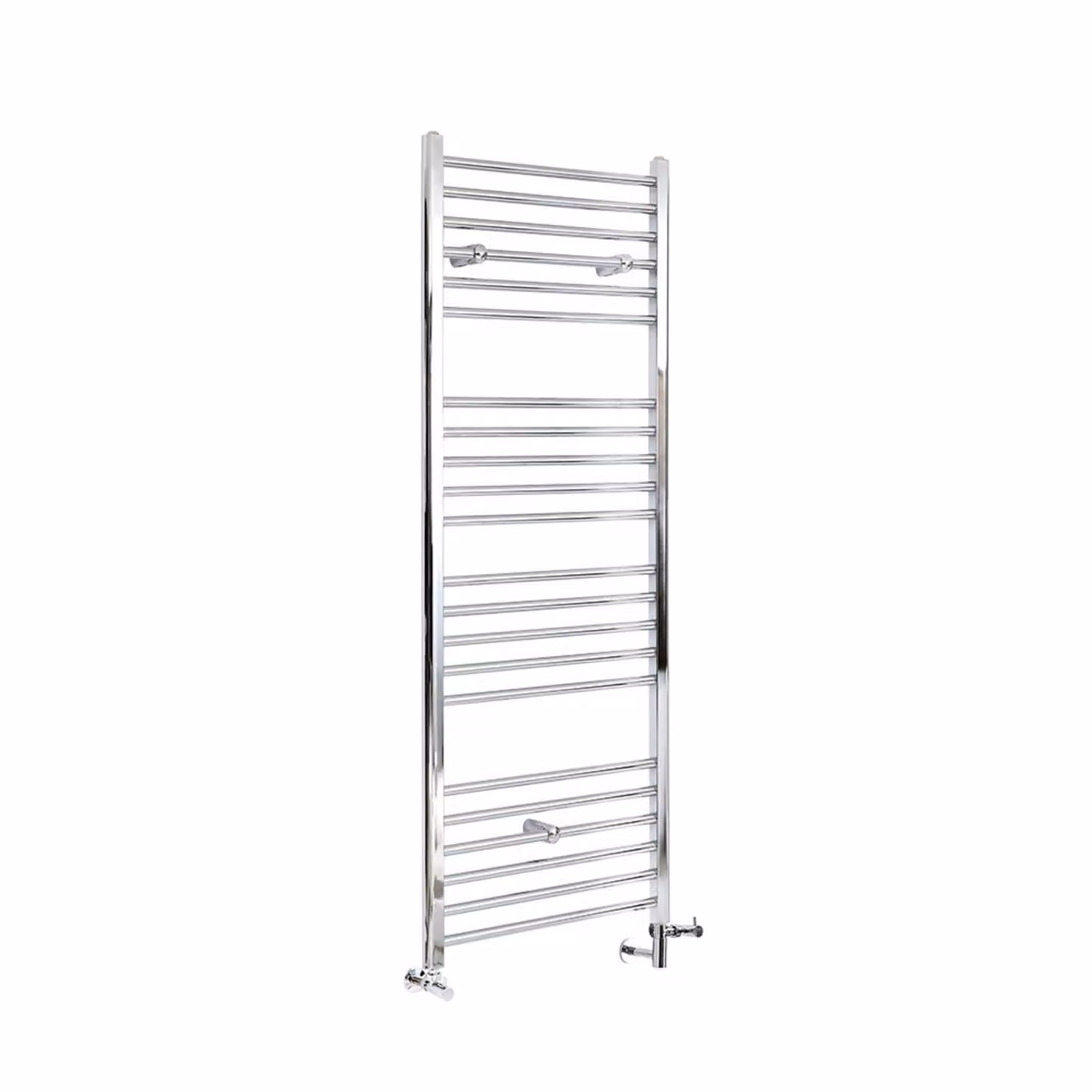 Scaldasalviette Misto Piatto - Termoarredo Bagno Cromato - 1600 x 600mm - 490W - Kent