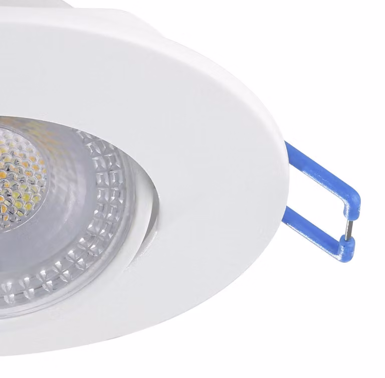 EGLO, set di 7 faretti LED da incasso Cedrez, diametro 9 cm, faretti a soffitto extrapiatti, con interruttore a levetta per la regolazione della temperatura del colore: bianco caldo, bianco neutro, bianco freddo