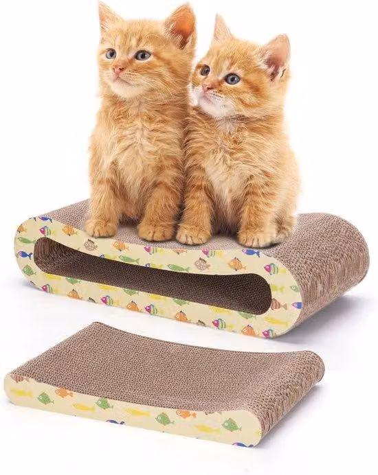 Cuccia per gatti 2 in 1 in cartone per animali domestici, ideale per gli armadi, disponibile in diverse misure.
