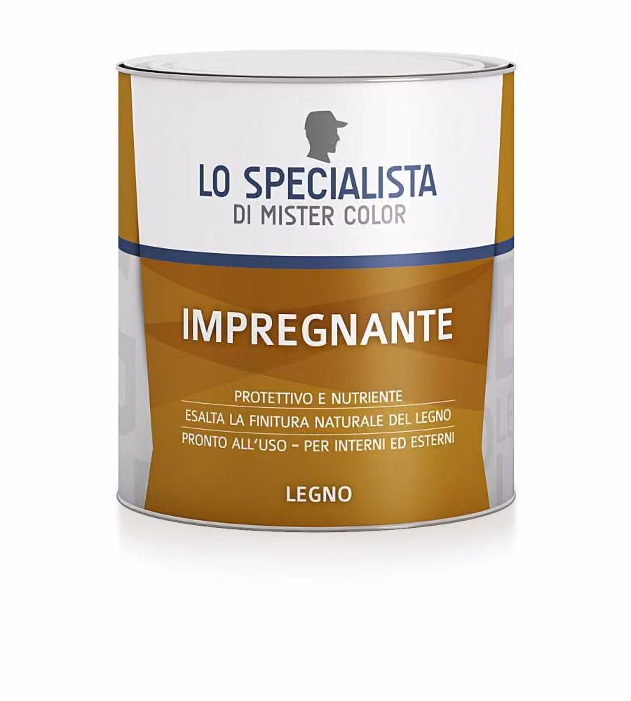 Lo Specialista Impregnante Noce Scuro 0,75 l - Protettivo Legno