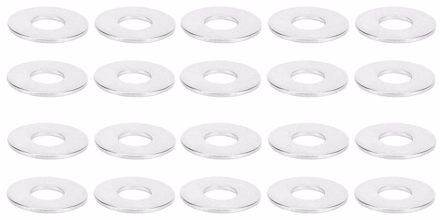 20 pezzi/sacchetto, rondelle in acciaio inossidabile 304, M6, guarnizioni per serre, accessori