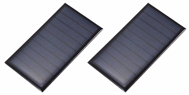 Mini pannello solare, 5 V, 0,35 W, 0,07 A - confezione da 2 pezzi