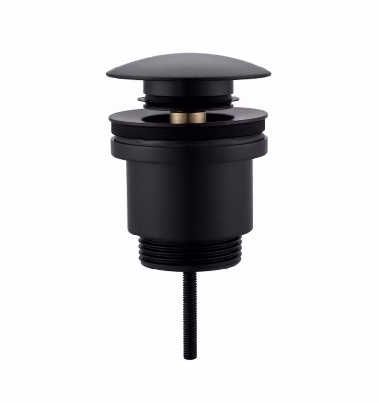 Piletta click-clack universale in ottone GIULY - Nero Opaco