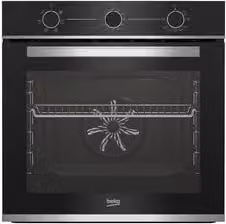 Forno da incasso elettrico Beko Beyond BBIE13100X multifunzione con ventilazione e funzione Hidroclean, Classe A, colore Nero e Inox, Capacità: 72 l, L: 59.5 cm, P: 59.4 cm, H: 56.7 cm