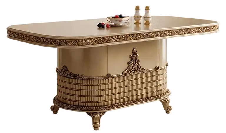 Tavolo da pranzo moderno dal design elegante e altamente stabile