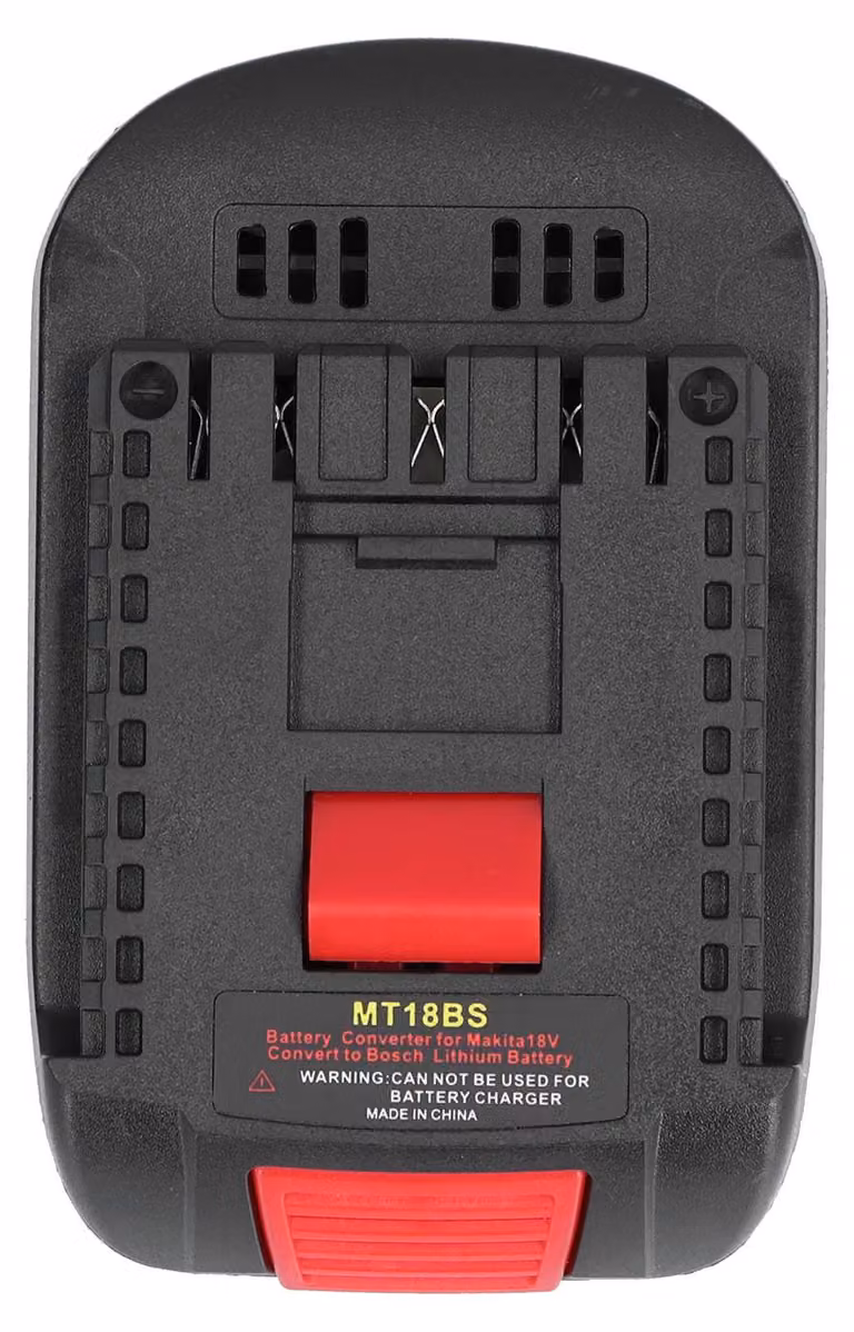 Adattatore per batteria da 18 V con sensore di temperatura per utensili al litio Power Lithium da Makita su Bosch MT18BS