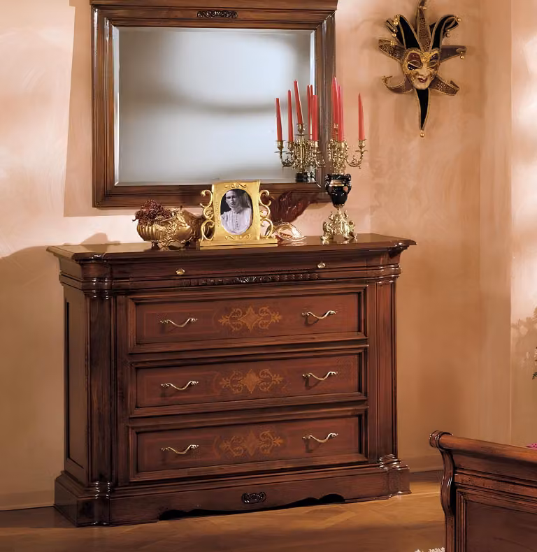 Sideboard Anrichte Kommode 4 Schubladen holz Schubladenschrank Anrichte Kommoden