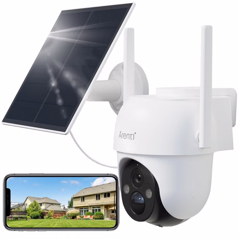 Arenti Wire-Free Outdoor UHD Battery Camera + Solar Panel