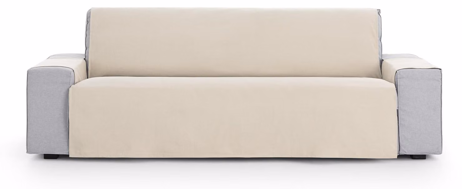 Copertura per divano a due posti, colore beige