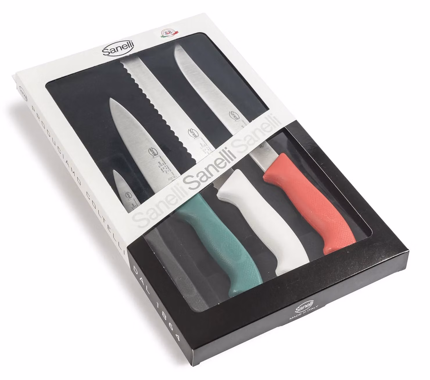 Confezione Cucina 4 Pz. Tricolore, Linea Skin
