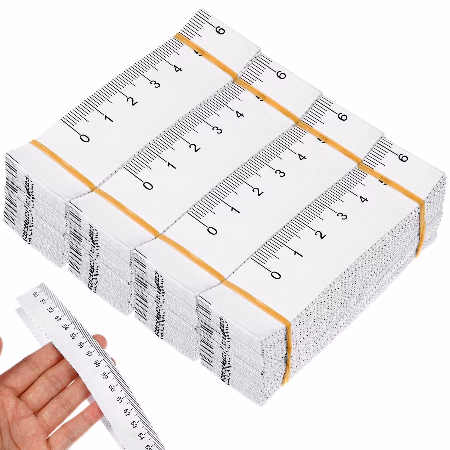 Meetlint Meetlint 100 pezzi - Misuratori a nastro in carta - Strumenti di misurazione leggeri - Misuratori di circonferenza - Design portatile - Facili da leggere