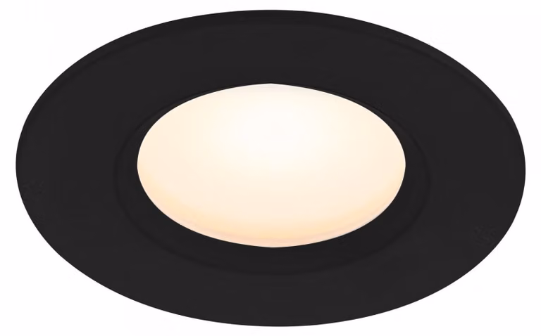 Faretto LED NORDLUX Tiaki IP65 con commutazione 2700K/4000K, variante: Ø 85 mm, LED, 2700/4000 K, nero