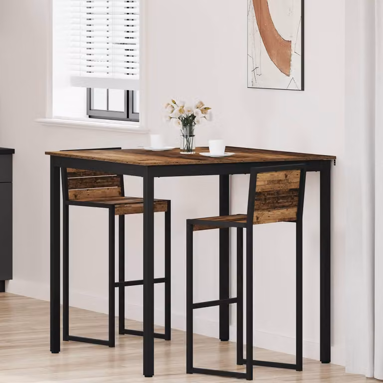Maison Exclusive - Tavolino in legno composito, forma quadrata