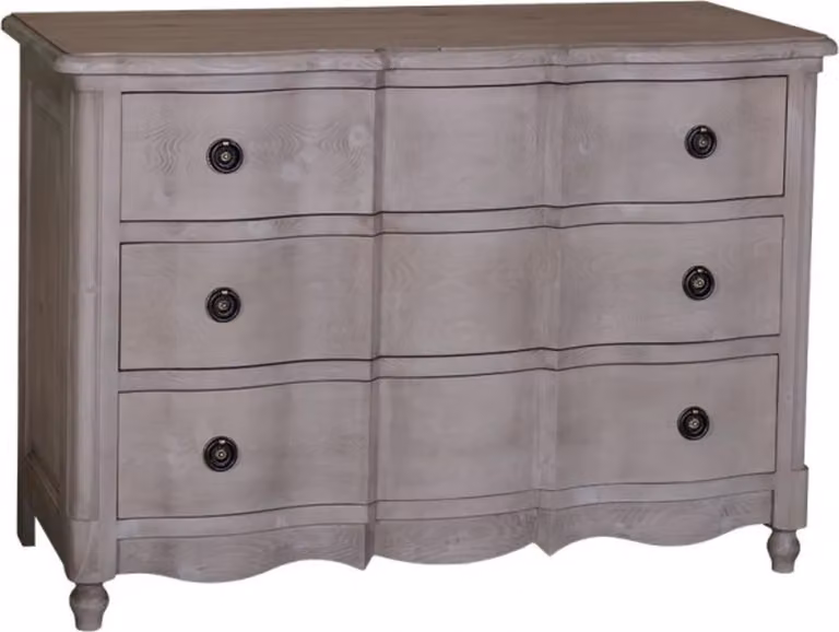 Casa Padrino Cassettone barocco a 3 cassetti 130 cm - Mobili in stile Liberty - legno massello