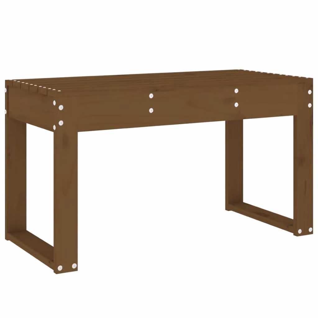 Panca da Giardino Ambra 80x38x45 cm Legno Massello di Pino