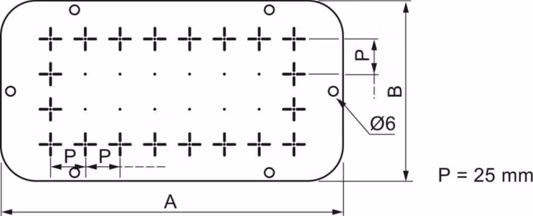 Piastra passacavi Schneider Electric NSYTLF