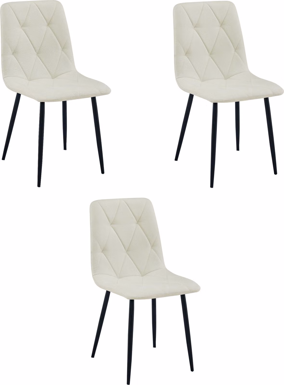 Sedia LIBRA - tessuto beige / gambe nere x 3