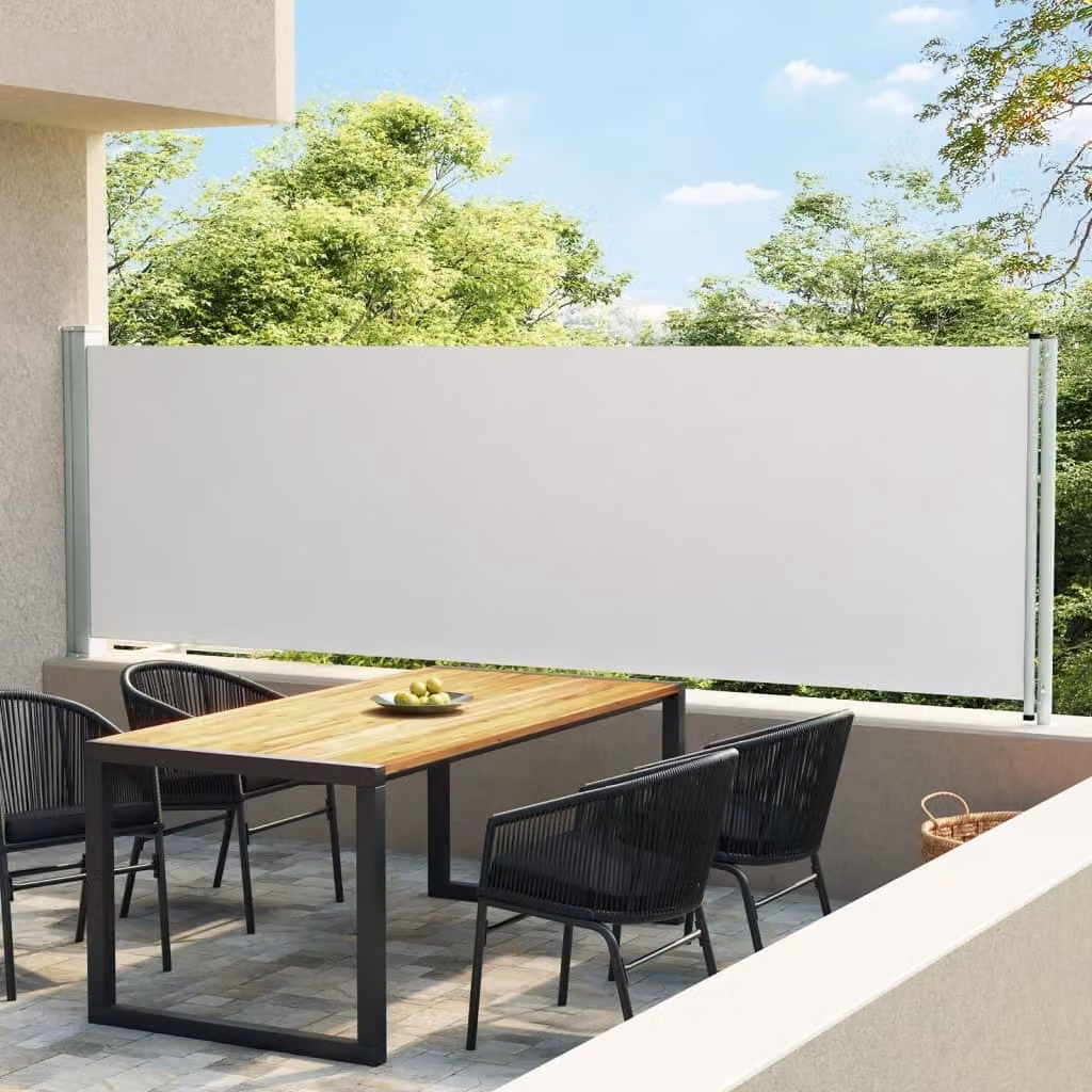 Maison Exclusive - Tenda da sole laterale estensibile 140x600 cm color crema