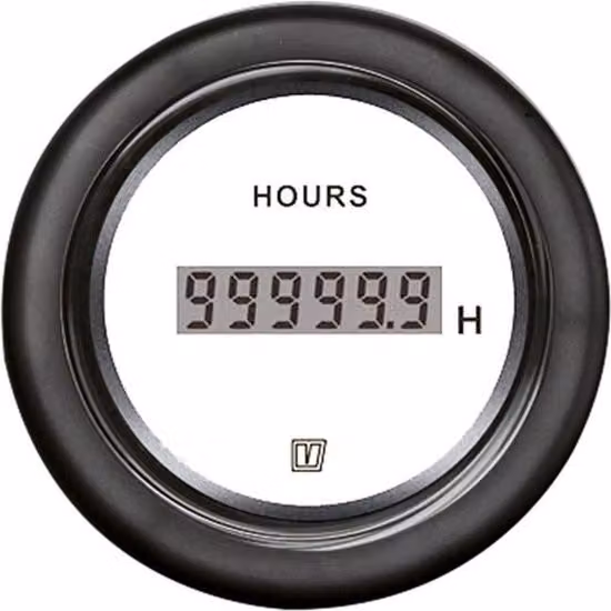 VETUS HOURCW bianco Contaore 12/24V